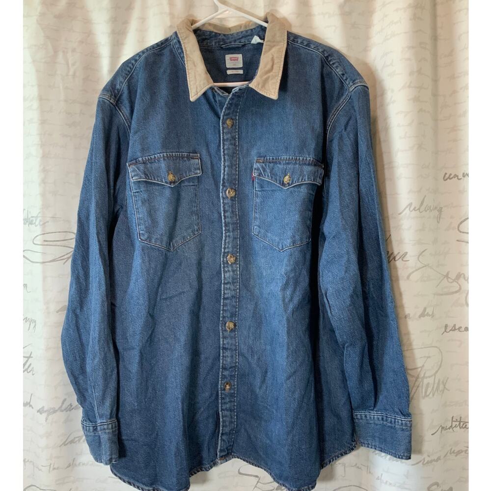 Levi's XXL Unisex 90s Style Jean Corduroy Chore Barn Shacket